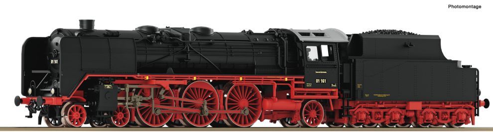 FLEISCHMANN 714503 Dampflokomotive 01 161, DRG DC Spur N