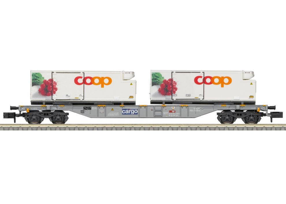 TRIX 15493 Containertragwagen coop® Spur N