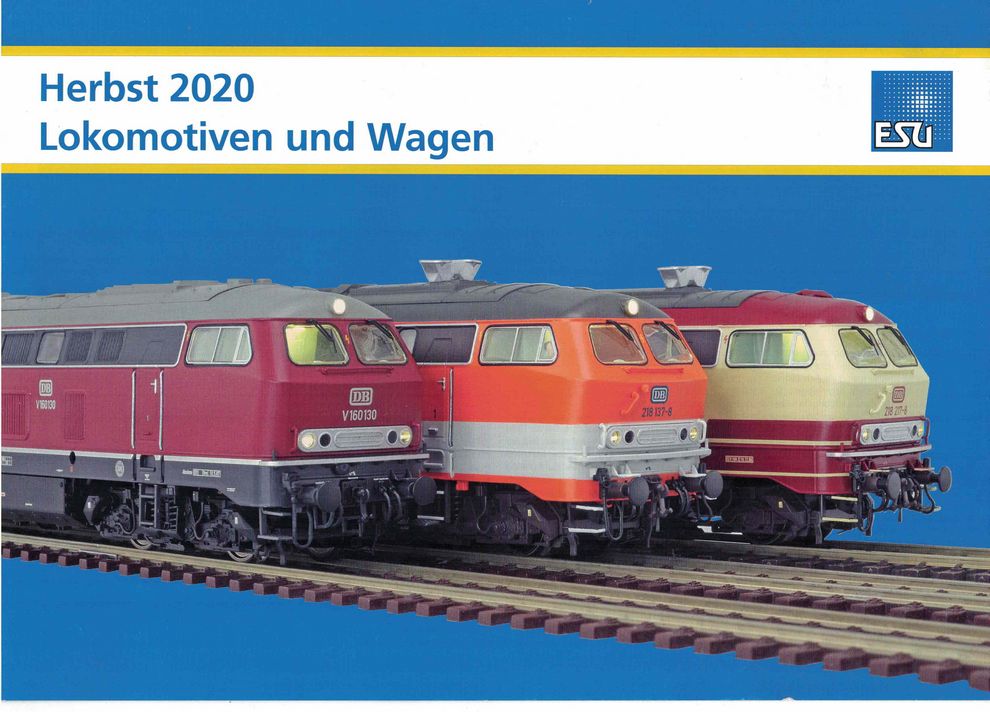 ESU Broschüre Prospekt Katalog Herbst 2020 Lokomotiven und Wagen - NEU