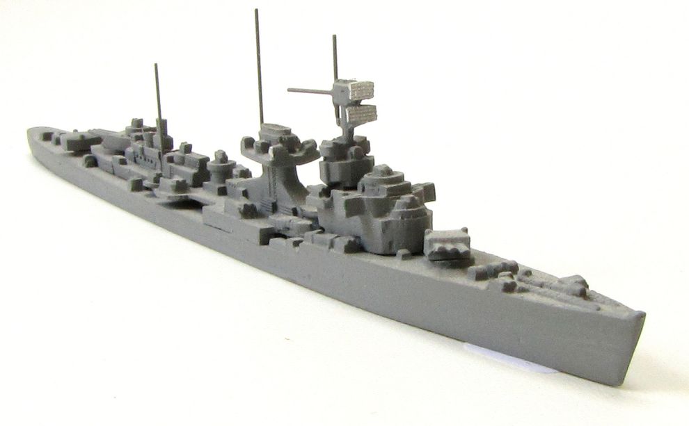 Metallguss Modell Schlachtschiff leichter Kreuzer "Nürnberg" WWII Maßstab 1:1250