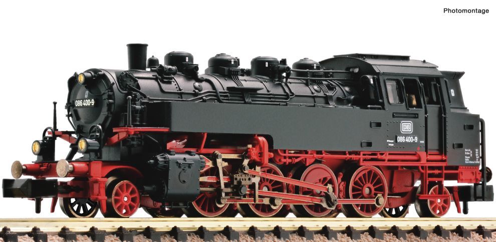 FLEISCHMANN 708604 Dampflokomotive BR 086, DB DC Spur N