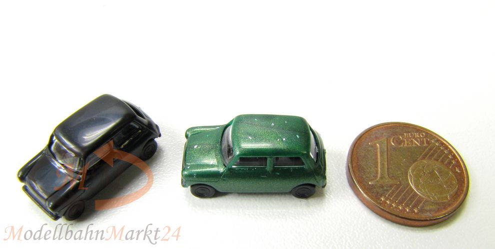 Austin/Morris Mini Cooper verschiedene Farben 2 x Kult-Modell Maßstab 1:160 NEU