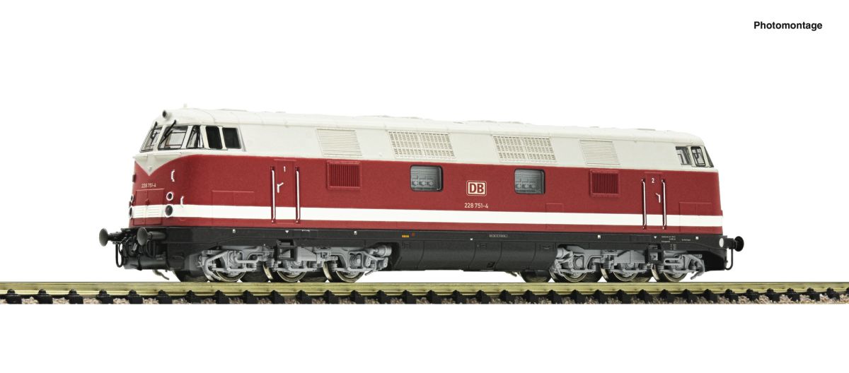 FLEISCHMANN 7360005 Diesellokomotive 228 751-4, DB AG DC Spur N