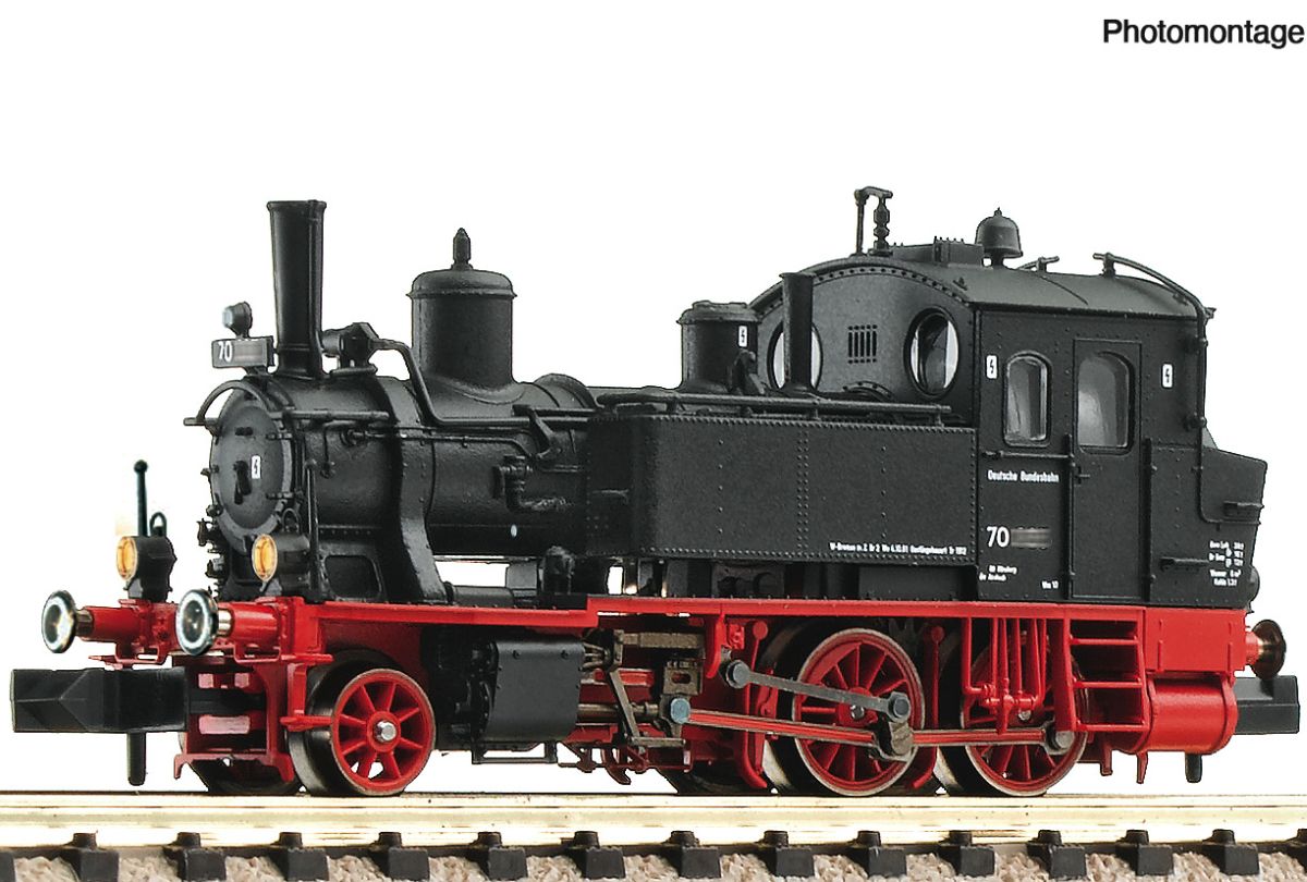 FLEISCHMANN 7160010 Dampflokomotive BR 70.0, DB DC Spur N
