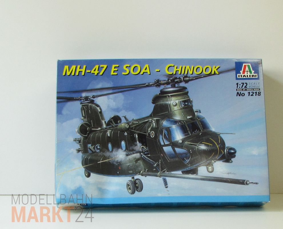 ITALERI 1218 Hubschrauber-Bausatz MH-47 E SOA-Chinook Scale 1:72 OVP