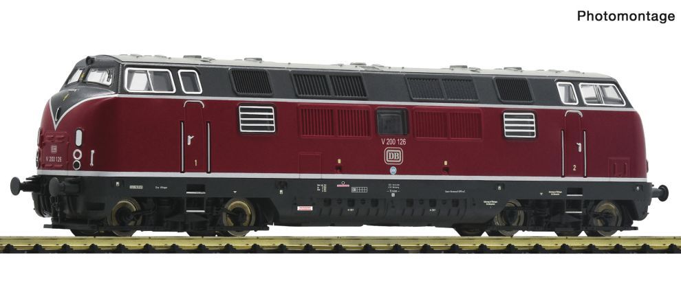 FLEISCHMANN 7360007 Diesellokomotive V 200 126, DB DC Spur N