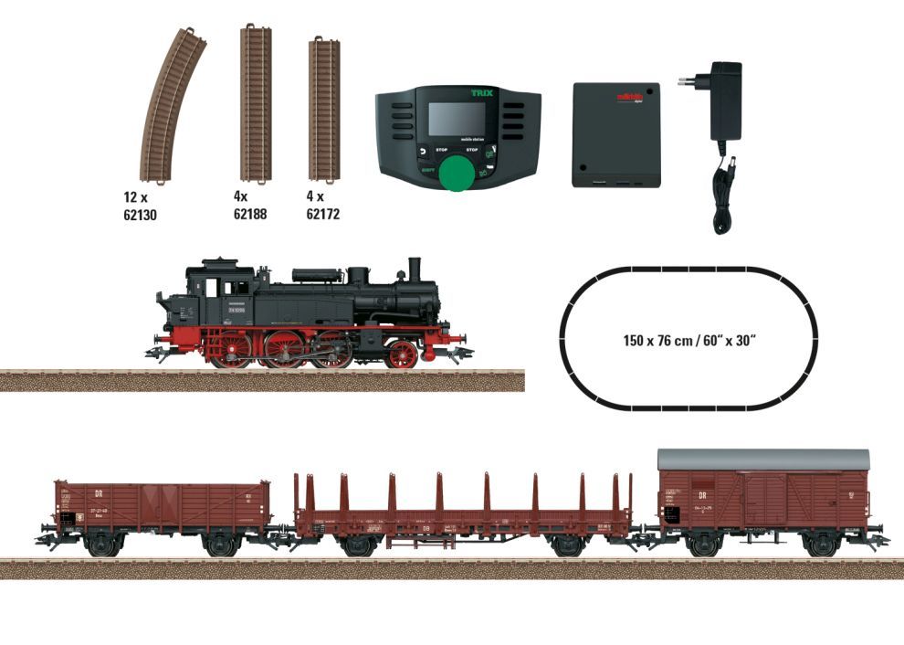 TRIX 21531 Digital-Startpackung Güterzug Epoche III Spur H0