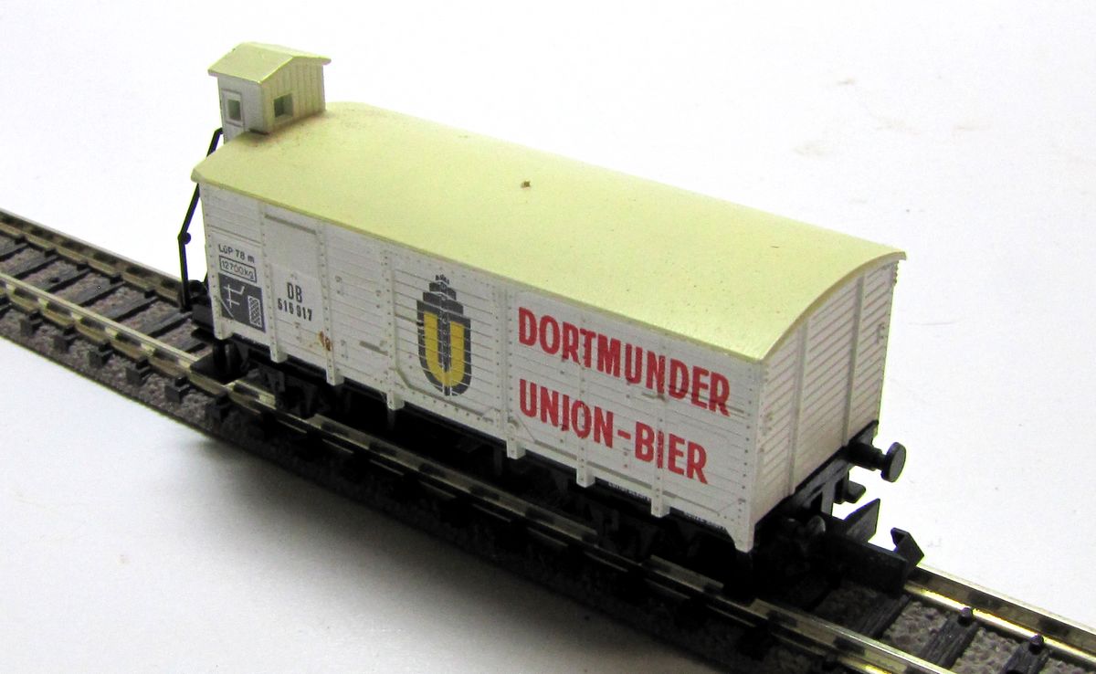 ARNOLD 4271 DB Kühlwagen 516 917 Dortmunder Union-Bier Epoche III Spur N