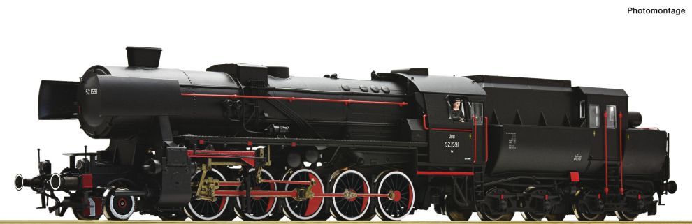 ROCO 70047 H0 Dampflokomotive 52.1591, ÖBB DC