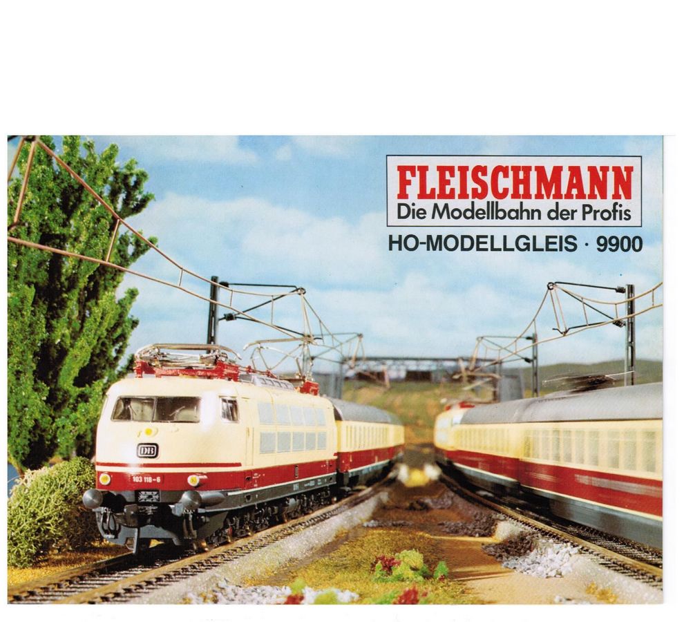 FLEISCHMANN 9900 Gleisplanheft für Modell-Gleis Spur H0 1:87 - NEU